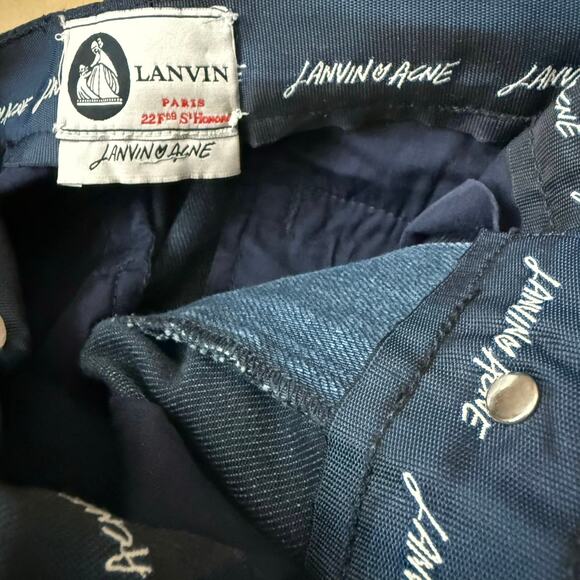 Lanvin Paris loves X ACNE STUDIOS jeans high waist rise Limited Edition RARE 26 - Picture 11 of 13